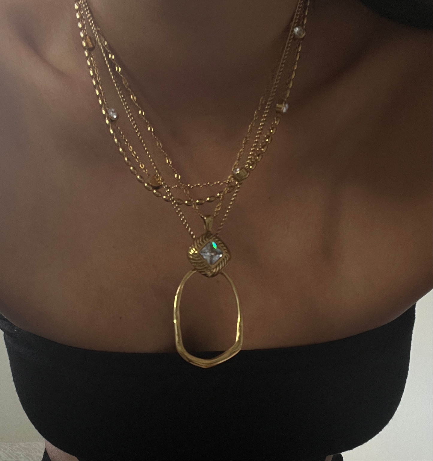 Luna Hollow Necklace