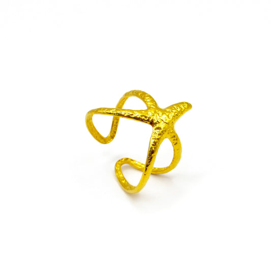 Starfish adjustable ring
