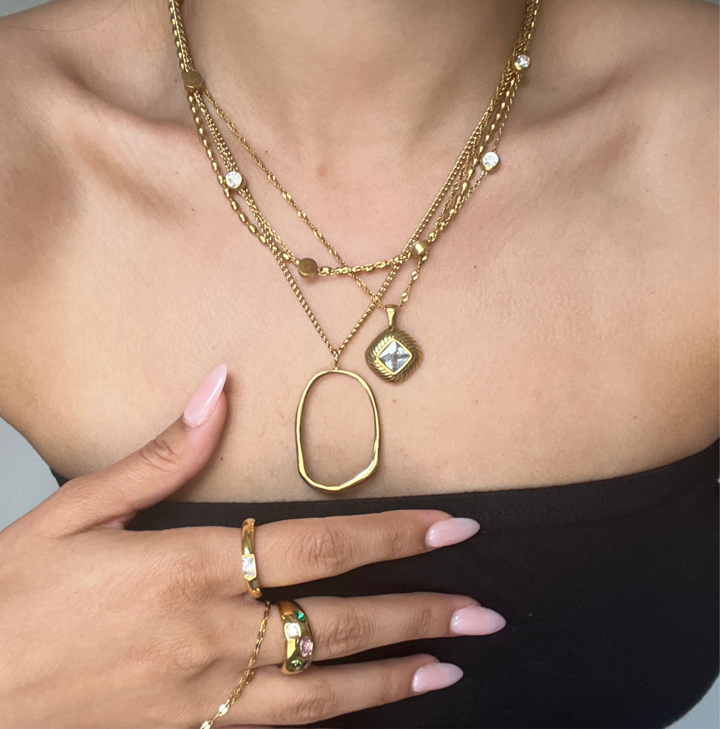 Luna Hollow Necklace