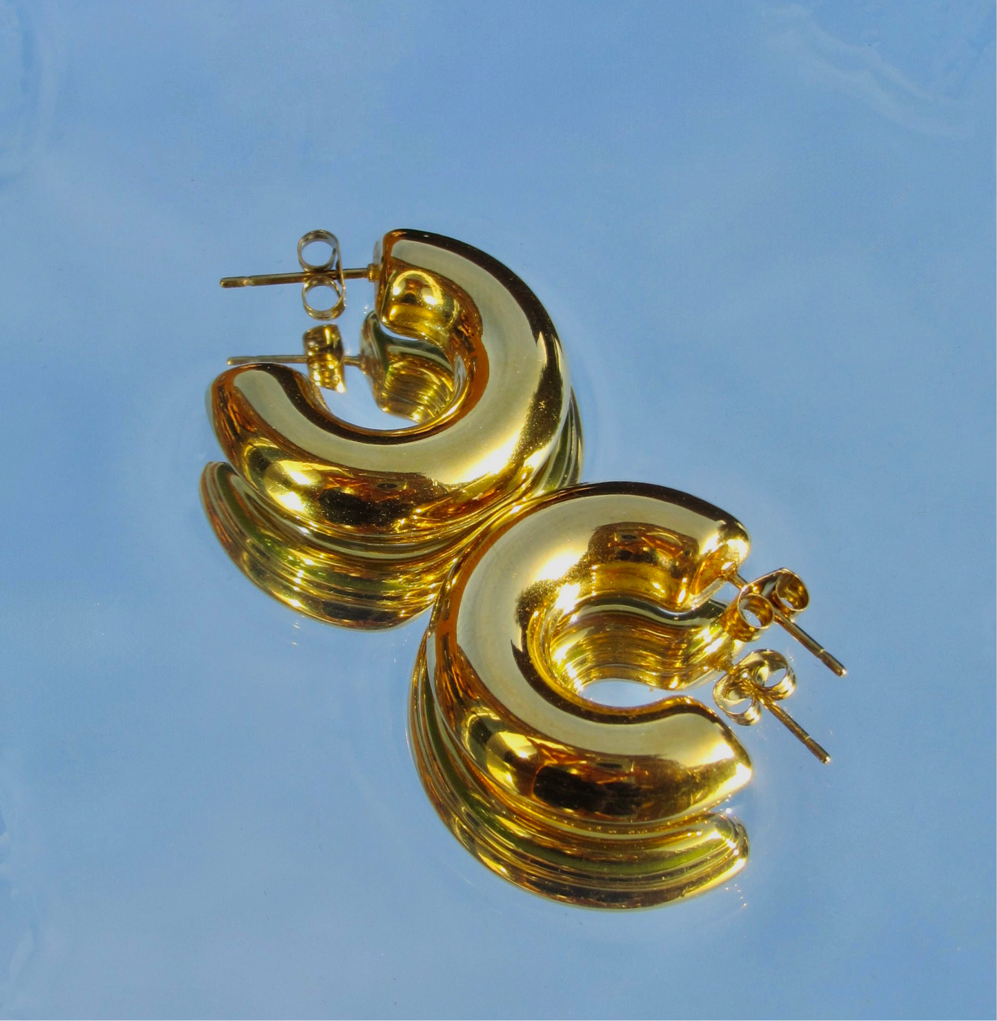 Golden Hour Hoop Earrings