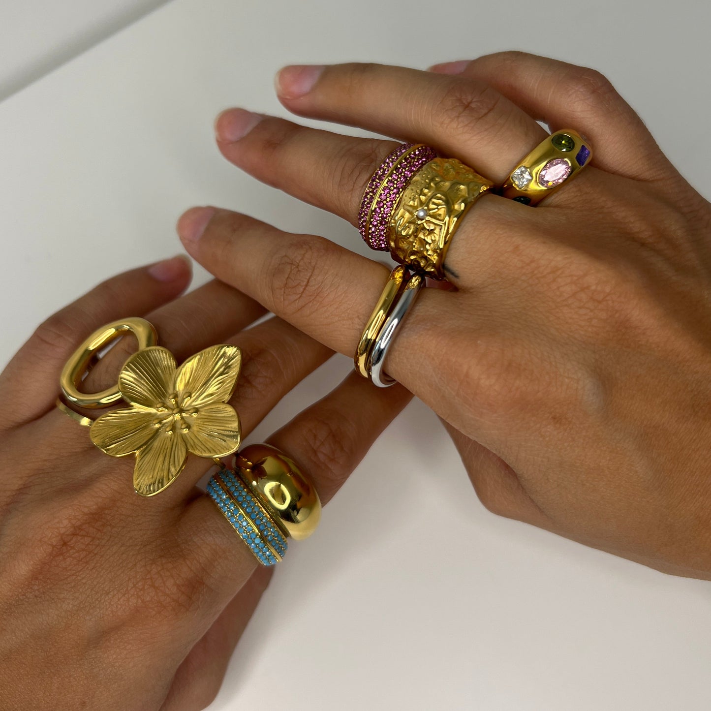 Double stacking ring