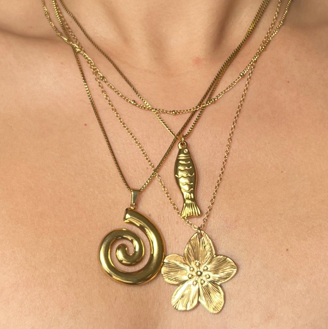 Swirl Necklace