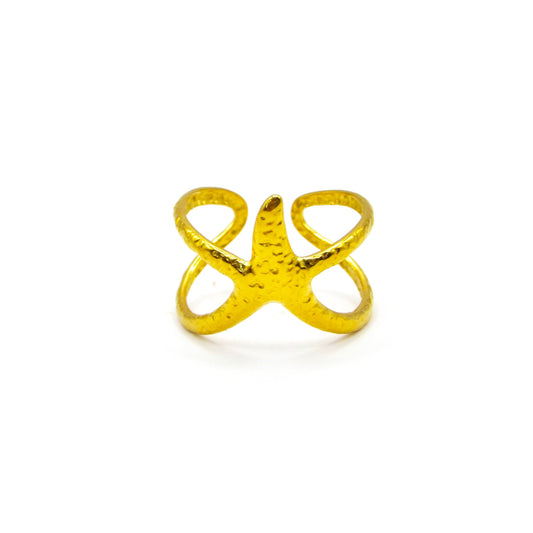 Starfish adjustable ring