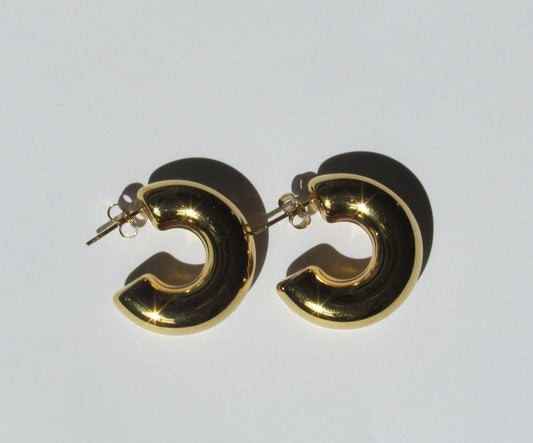 Golden Hour hoop earrings
